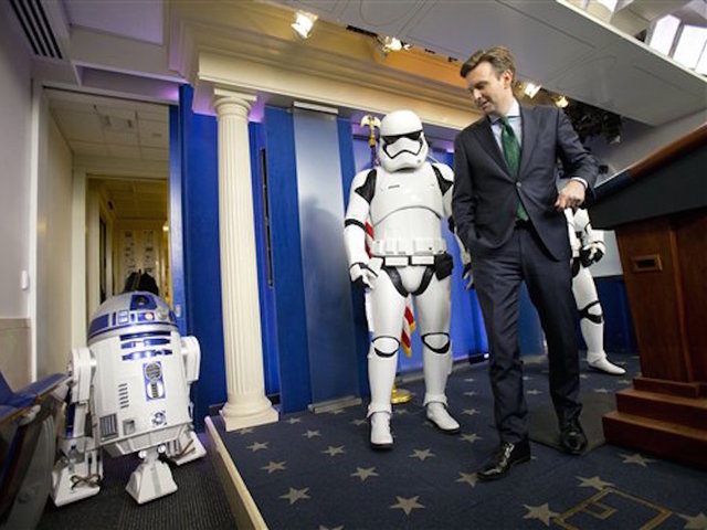Star Wars mania comes to the White Houses