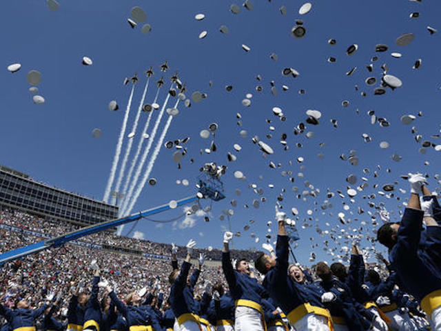 Air Force jet crashes after ceremonial flyover