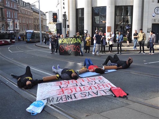 UK Black Lives Matter protesters block Heathrow airport road