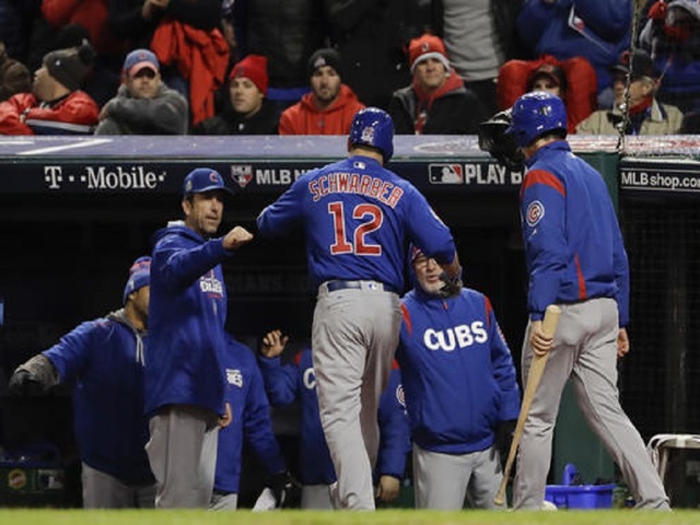 Arrieta deals, Cubs awaken, top Indians to even Series at 1