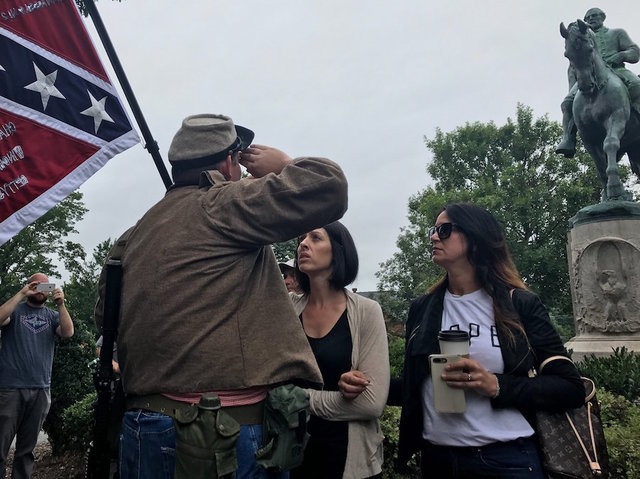 These are the monuments vandalized after Charlottesville