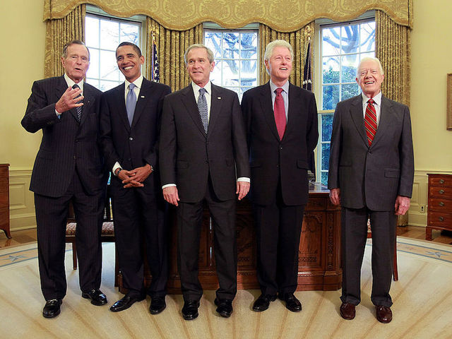 All living former presidents to appear at benefit concert for hurricane relief